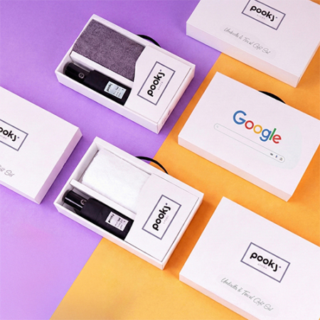 푸키 솔리드 기프트세트 11호 (푸키 3단 완전자동 암막우산+베이직 타올) #2