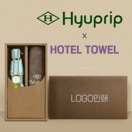 협립 5단53 데이지 암막 30D 고밀도 우양산 +협립40수호텔코마180타월-세트 #2