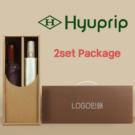 협립 3단60 8K 와인하트 암막 완전자동우산 +협립 3단60엔티크 고밀도 완전자동우산-세트 #2