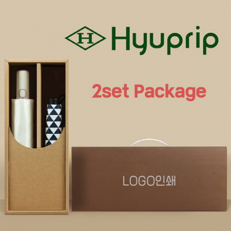 협립 3단60 8K 와인하트 암막 완전자동우산 +협립3단미니스타앵글수동우양산-세트 #2