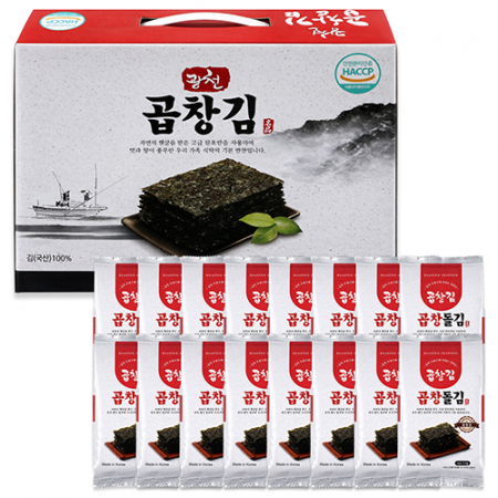 명품 곱창돌김세트(도시락김 16봉) #2