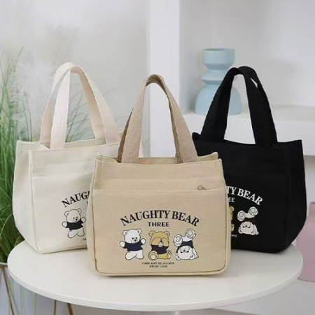 귀여운 에코백 곰세마리 런치백 보조가방 Y2603 #2