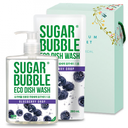 슈가버블 블루베리 주방세제 2종(용기 + 리필) #2