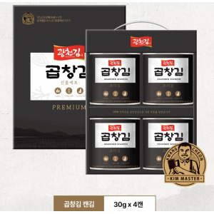 맛있는 곱창김 광천김 4캔 김세트 설선물 추석