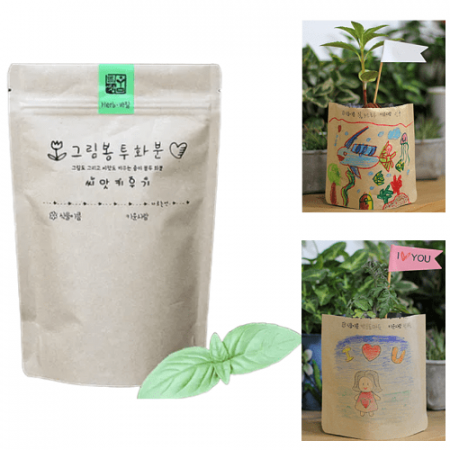 국산 봉투화분 어린이집기념행사 선물 식물키우기세트 유치원 요양원 선물 #3