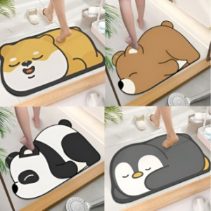 동물규조토 동물발매트 귀여운발매트 규조토발매트 욕실매트 인테리어매트