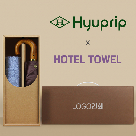 협립 3단60 곡자 슈퍼 엔티크 초고밀도 완전자동 우양산 +뱀부170세면타월-세트 #2