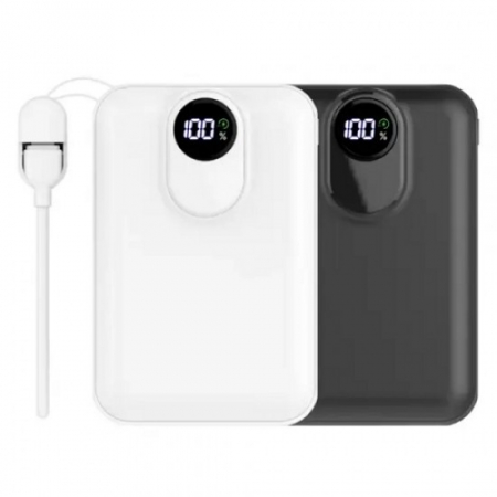 20000mAh PD 20W 고속 맥세이프 미니 보조배터리 + C+8 양방향 스트랩 충전 케이블 EM-91 #3