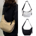 작은이미지: 남녀공용 숄더백 무지가방 크로스백 보조가방 데일리백 #3