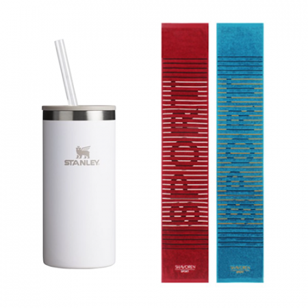 스탠리 캔쿨러 에브리데이컵 443ml+송월스포츠타올세트 #3