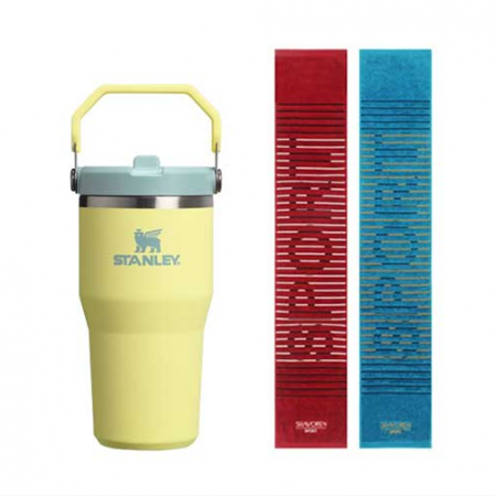 스탠리 아이스플로우 플립 텀블러 591ml+송월스포츠타올세트 #3