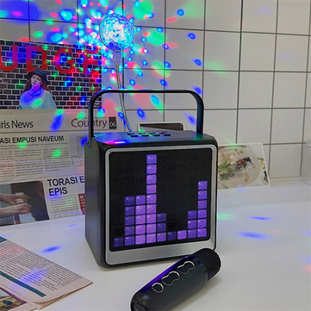 파인큐브 블루투스 휴대용 노래방기계 세트 30W 고출력 WAVE #4