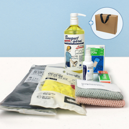 주방세제 고무장갑 마데카솔연고 밴드 7종세트 #2