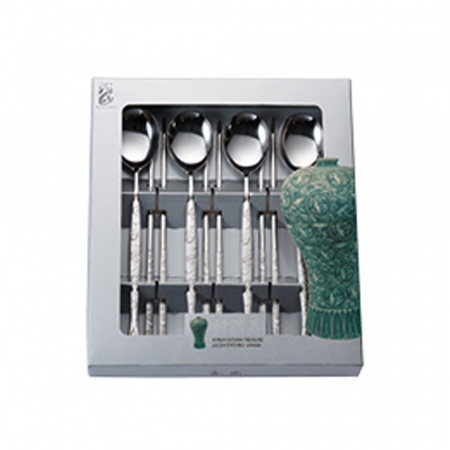 청자수저세트 4인용 #2