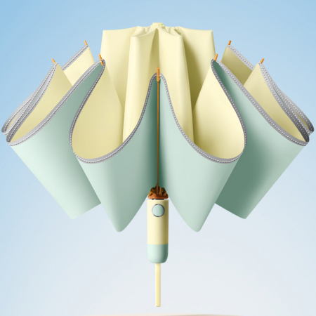 캔디팝 거꾸로 컬러암막3단자동우양산(암막코팅) #3