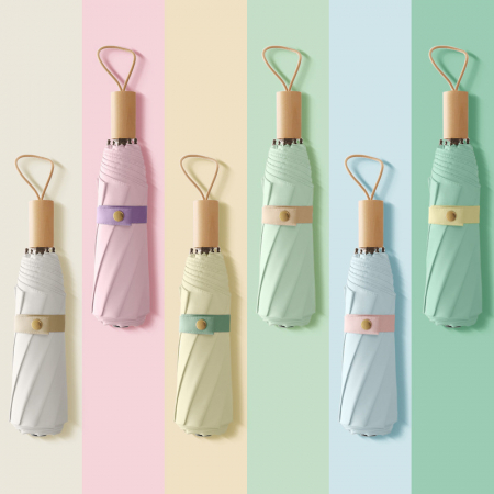 삼색컬러암막3단수동우양산 #5