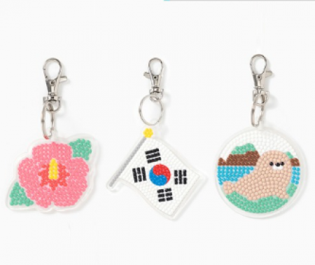 보석십자수 열쇠고리 키링 DIY 만들기 세트 키트 #2