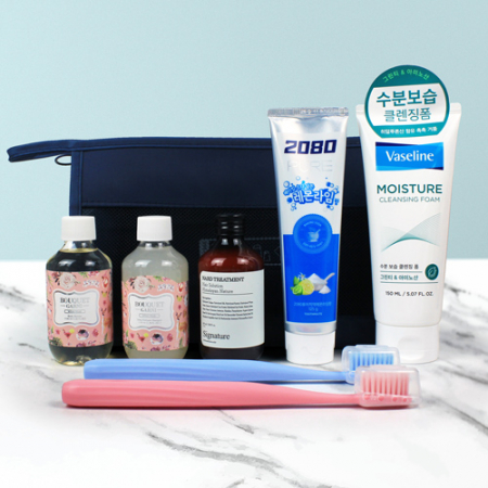 부케가르니 샴푸 + 바디워시 + 트리트먼트 + 2080 퓨어치약 여행용 7종세트 #2