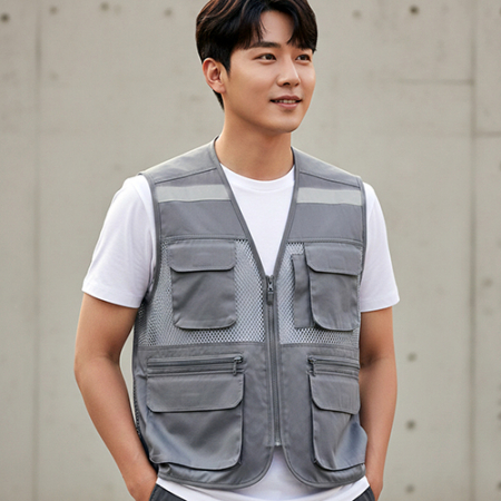 NSCAP NS-안전조끼 원단 망사 #4