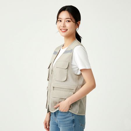 NSCAP NS-안전조끼 원단 망사 #3