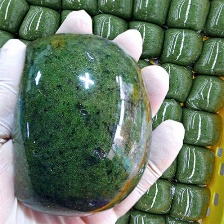 40년전통 프리미엄 디저트 리만월 물방울 쑥/단호박 인절미 1kg + 콩고물/카스테라고물 #2