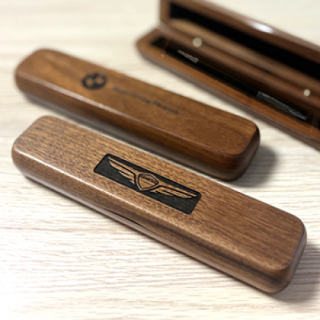 우드 각인 필함 고급펜케이스 #2