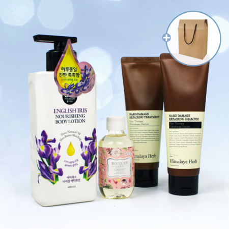 LG생활건강 바디로션 바디워시 샴푸 트리트먼트 4종세트 #2