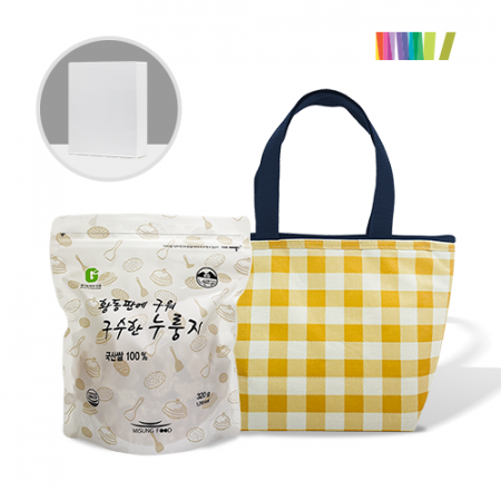 세트)누룽지320g + 체크쁘띠 보냉백 #2