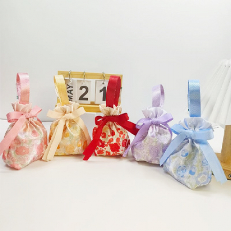 전통 리본 꽃 복주머니 Z2608 #2