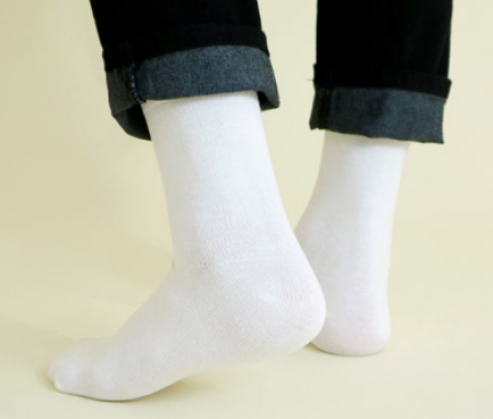 국산양말 남성 무지 중목 양말 #2