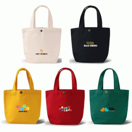 칼라 에코백 캔버스백 캔버스가방 미니에코백 에코가방 무지 학원가방 손가방 보조가방 #2