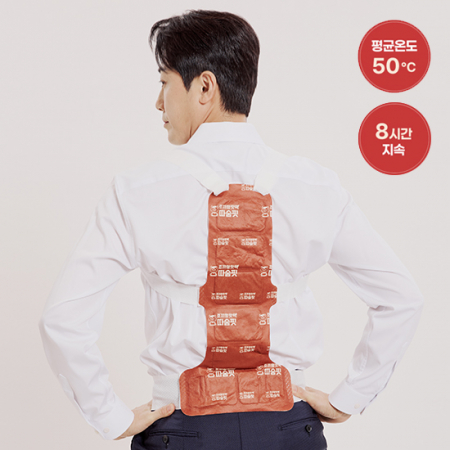 손헌수의 착용형 핫팩 조끼형 따숨핏 일회용 핫팩 방한용품 1매입 220g #4