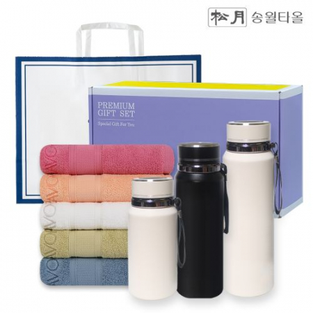 송월 프리미엄 선물 세트 (샤보렌 식스40 1P 프리미엄온도텀블러 800ml) #2
