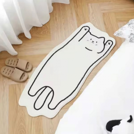 꼼지락 고양이 미끄럼방지 러그 발매트 K2628 #2