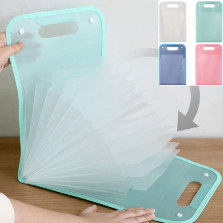 시험지 계약서 파일보관함 아코디언파일함 서류가방 #3