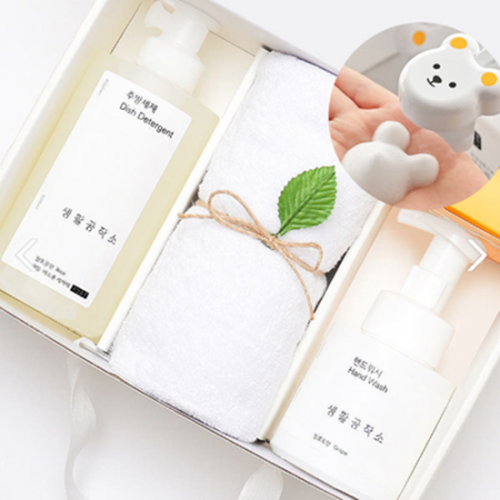 생활공작소 주방세제+ 150g 타올+ 곰툴핸드워시3p세트 #2