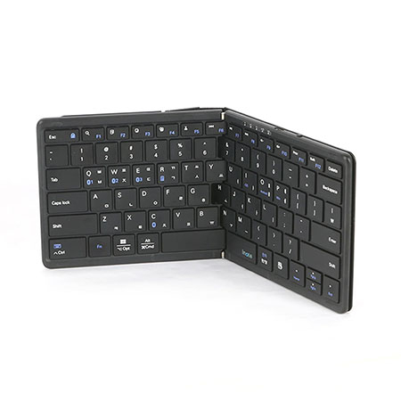 inote 아이노트 멀티 페어링 접이식 블루투스 키보드 X-Folding XK807B #4