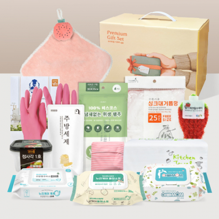 톡톡리빙세트 18호 주방선물세트 수세미주방세제 #2