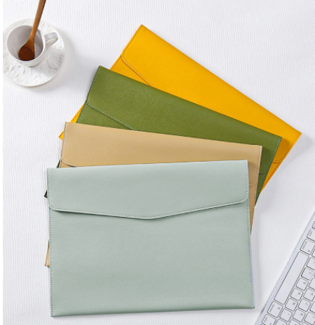 A4 서류 가방 파일 PU 서류 파우치 #3