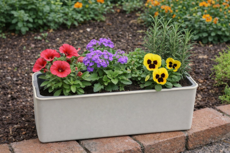 셀프워터링 사각 화분 #2