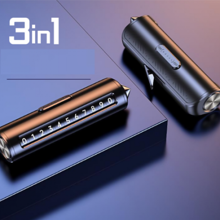 고급 차량전화번호판 차량용 망치 벨트전단기 차량용품 #3