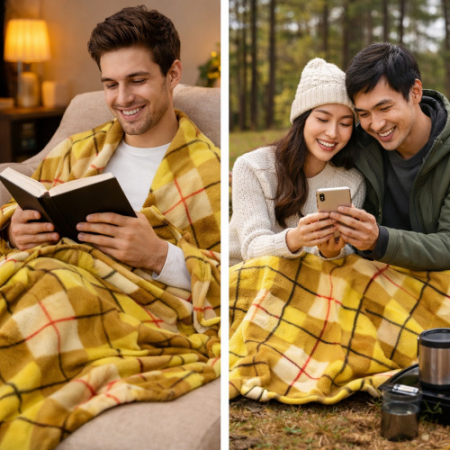 80x100 무릎담요 겨울담요 극세사담요 보온담요 따뜻한담요 휴대용담요 #3