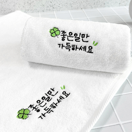 송월타올 소금 답례품 세트(좋은일클로버150g1+볶은소금180g1) #3