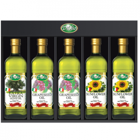 디올리오 엑스트라 버진올리브유 500ml 1P+포도씨유 500ml 2P+해바라기씨유 500ml 2P #2