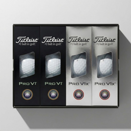 타이틀리스트 PRO V1 + V1x 12구 VIP 골프공 선물세트 (고급케이스 · 띠지포장) #3