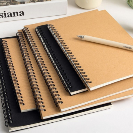 A5 무지 스프링 유선노트 공책 60매 K2631 #2