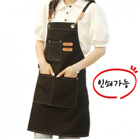 캔버스앞치마 앞치마 작업앞치마 주방앞치마 미용앞치마 캔버스소재앞치마 #3