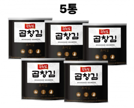 곱창 캔김 4p 광천김 세트 설선물 추석 #3