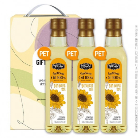 페트 해바라기유500ml 3P #2