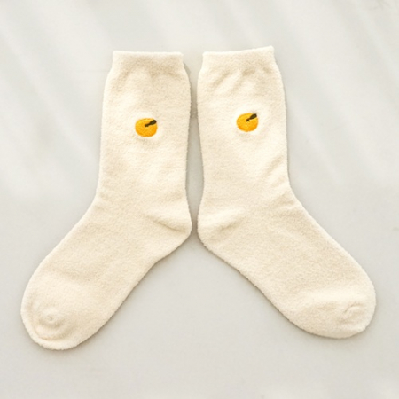 국산 스윗 후르츠 자수 수면양말 #3